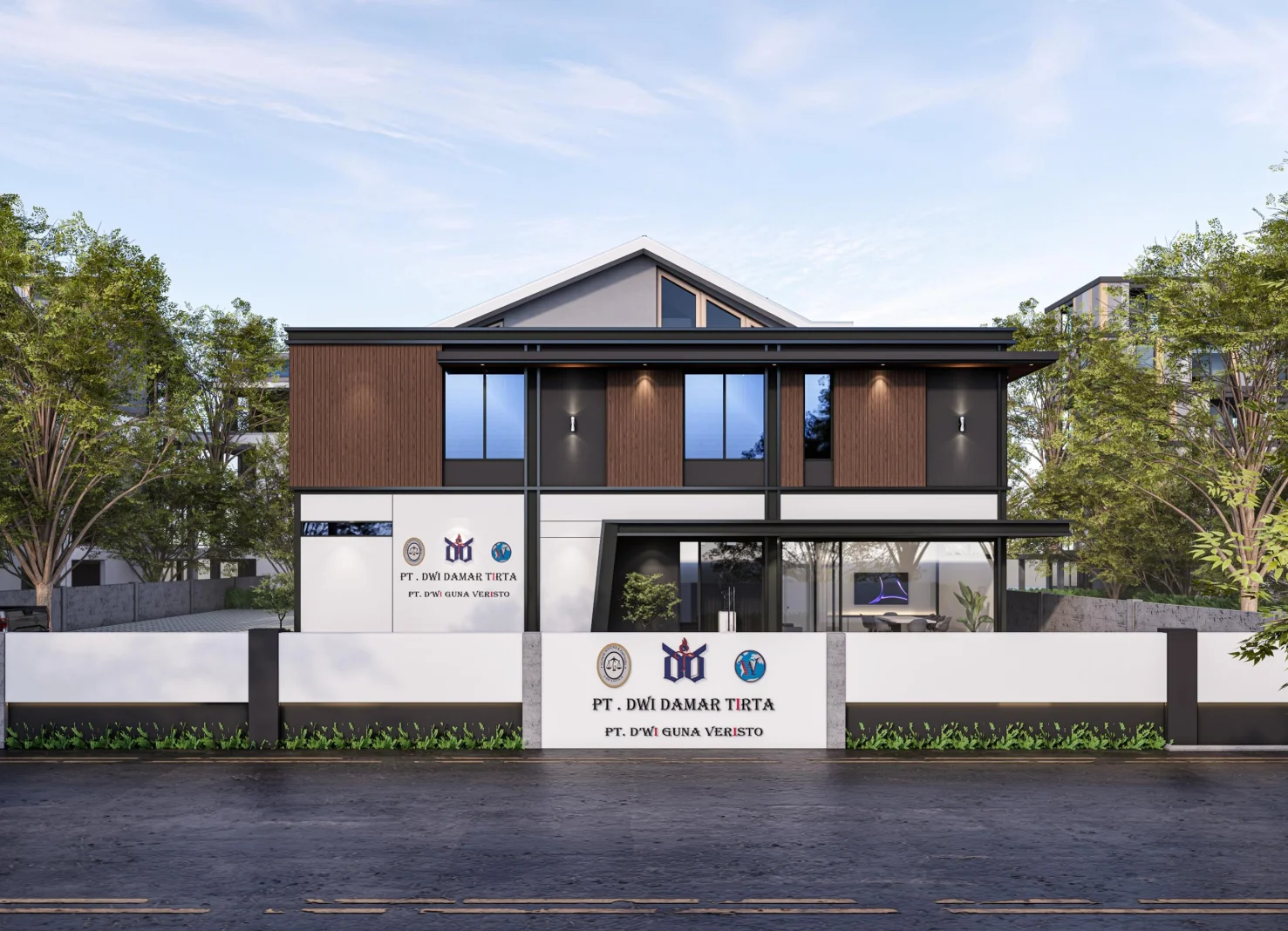 Kantor PT Dwi Damar Tirta dan armada pengangkutan limbah B3 di Batam